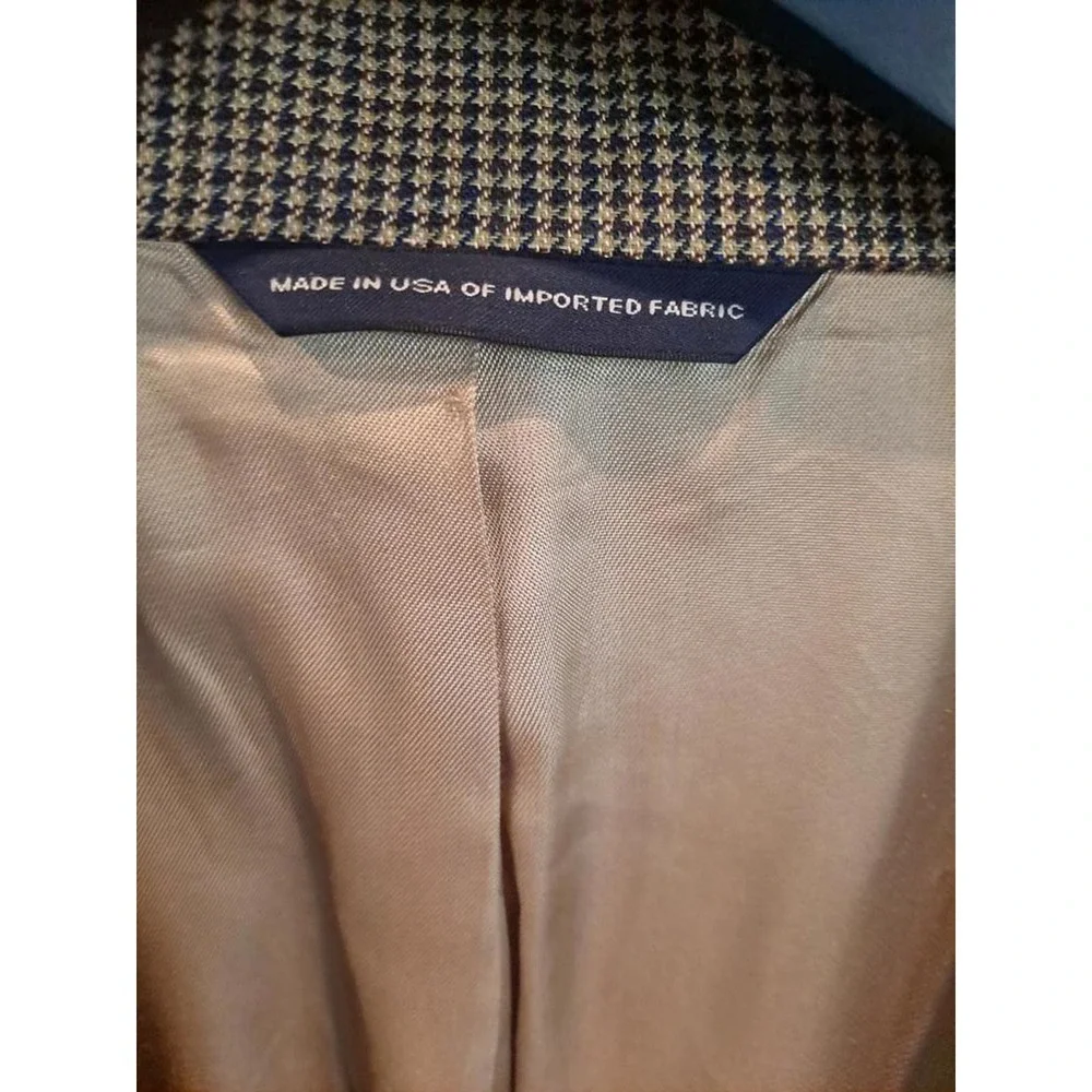 Brooks Brothers Tan Tweed 2 Button Silk/Worsted Wool‎ Size 46R